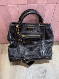 Sac miu miu marron croco