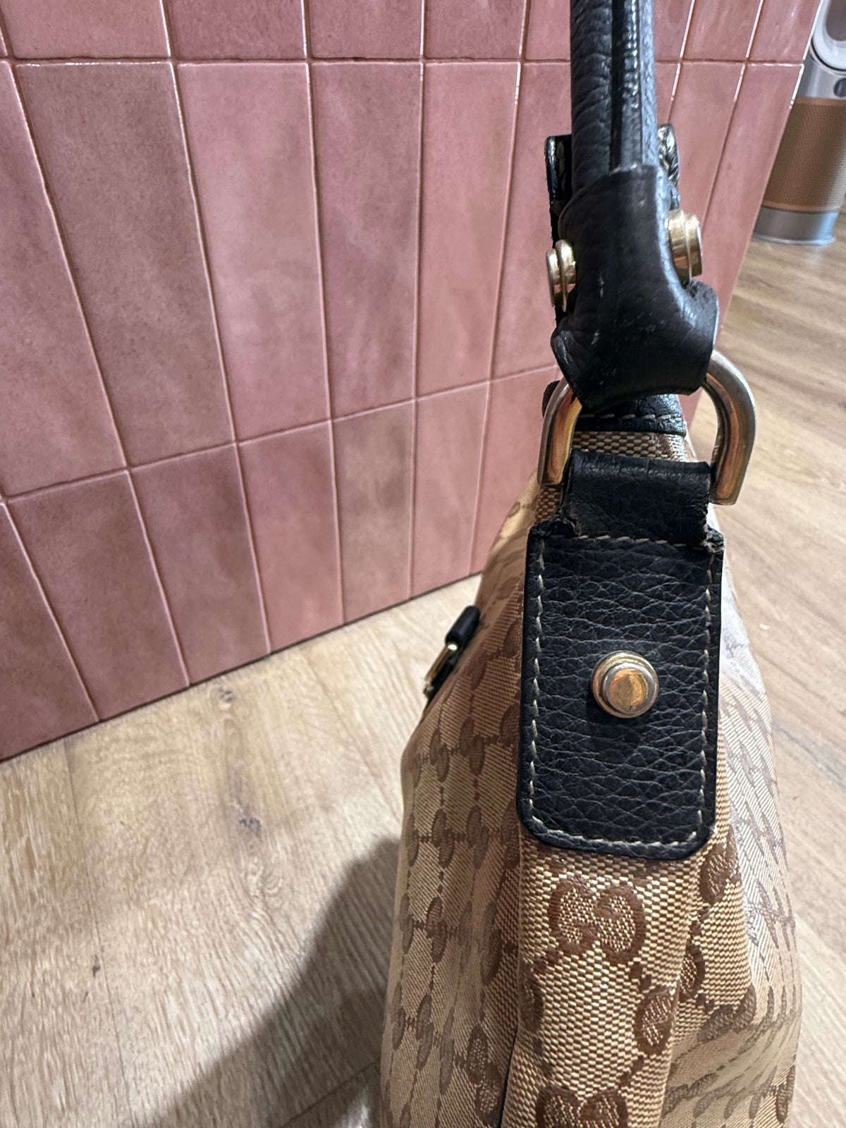 Sac Gucci beige toile enduite 03/06