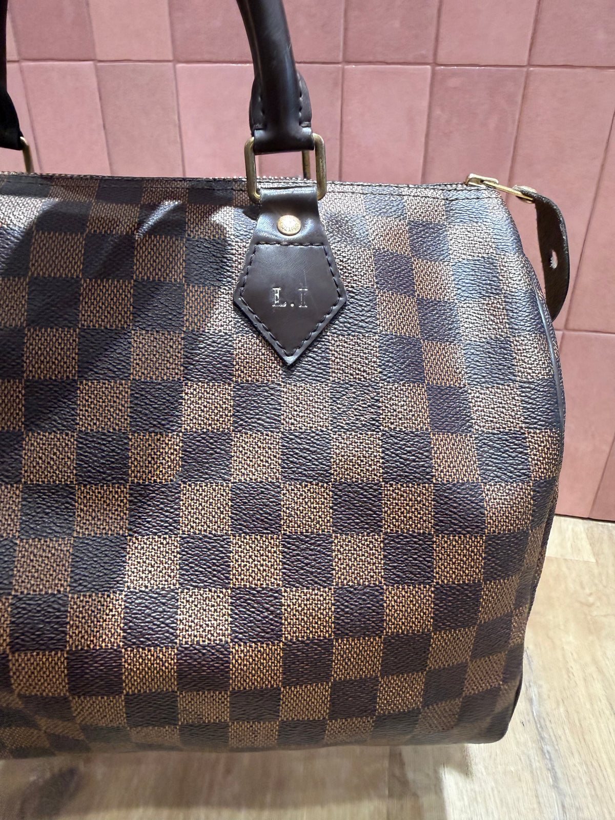 Speedy Louis Vuitton 30 damier ébène