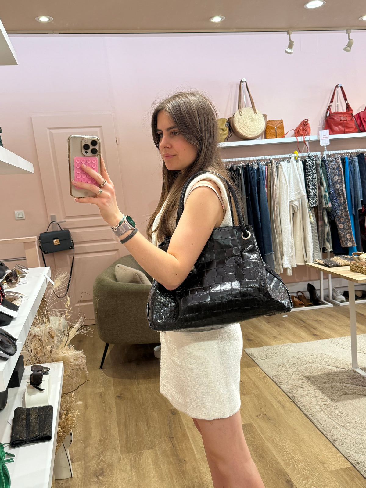 Sac Furla cuir noir 06/06