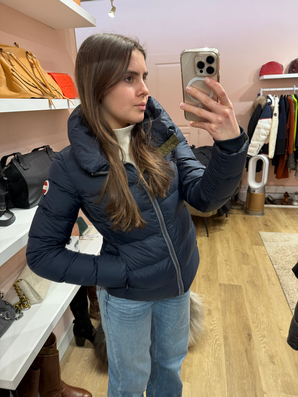 Doudoune bleu marine Colmar T.S