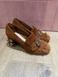 Mocassins miu miu 38,5 daim