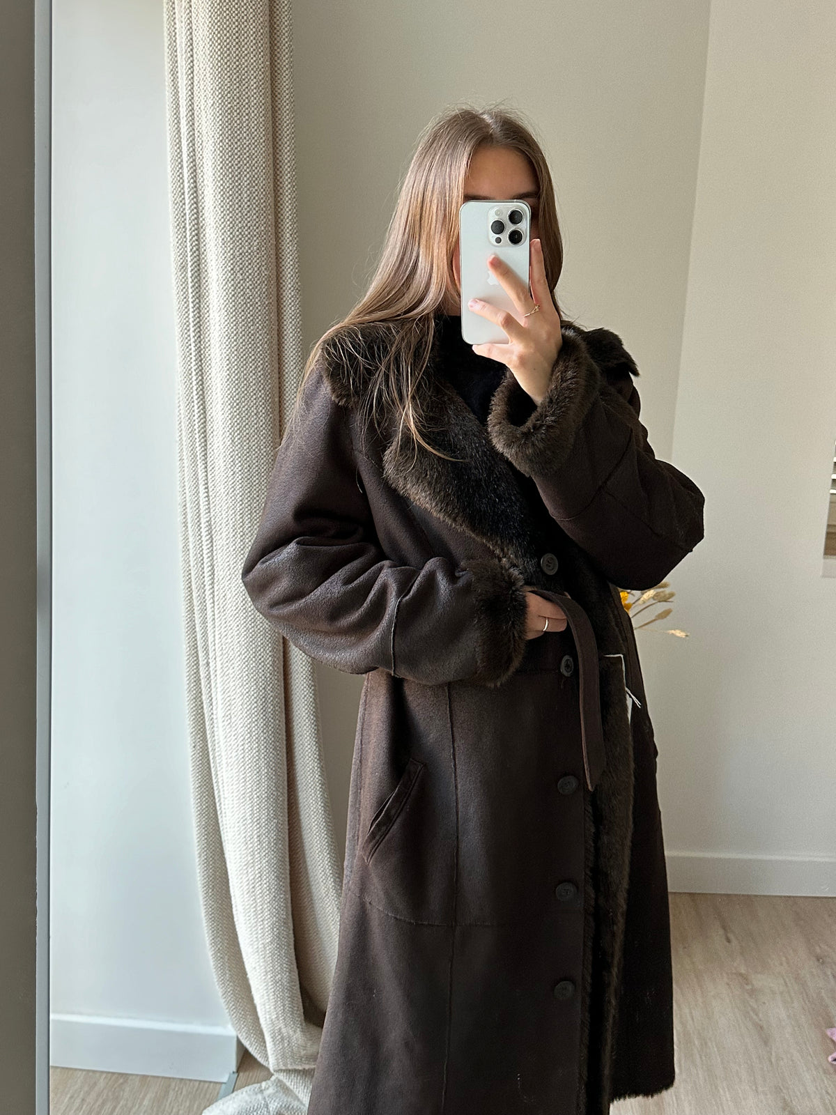 Manteau marron Gérard darel T.XL