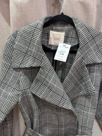 Trench pied-de-poule gris I.Code T.36