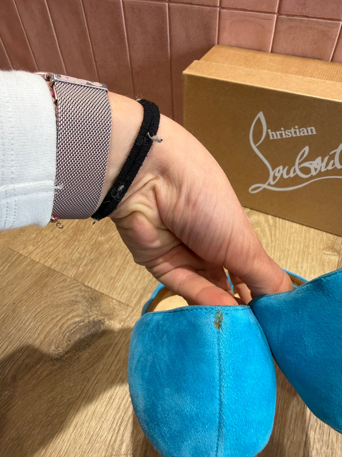 Escarpins Louboutin T.38,5 vente privée