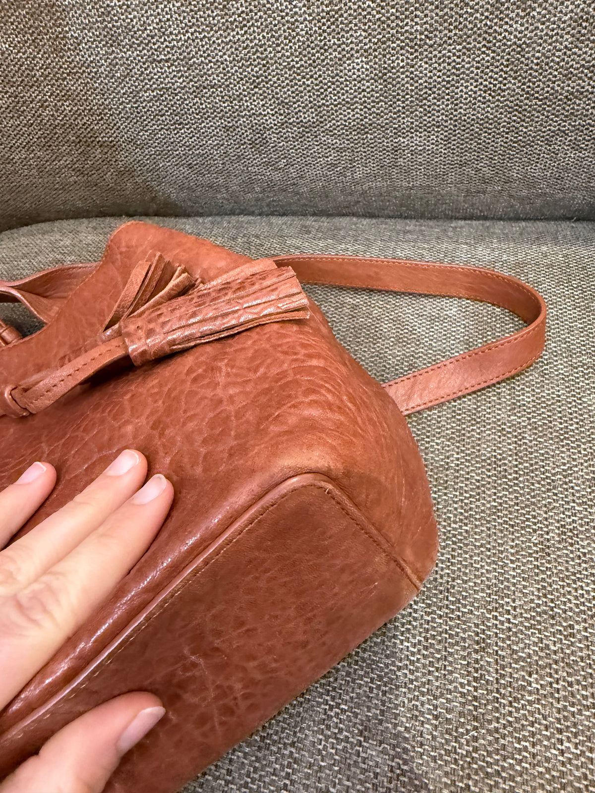 Sac Gérard Darel en cuir marron