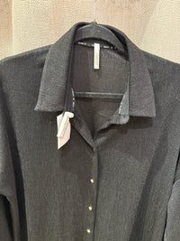Chemise I.Code noire brillante T.XL