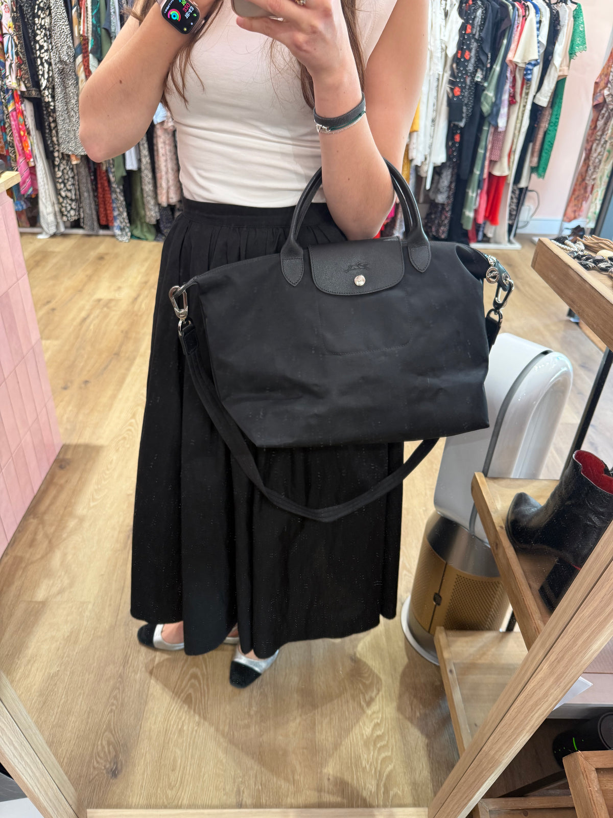 Sac Longchamp noir 13/06