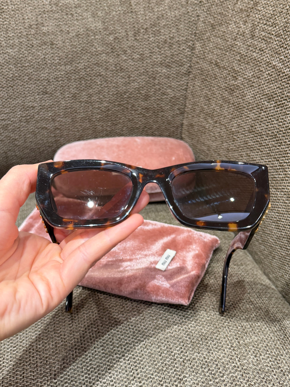 Lunettes miu miu marron 19/10