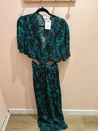 Robe longue verte Ba&sh T.L