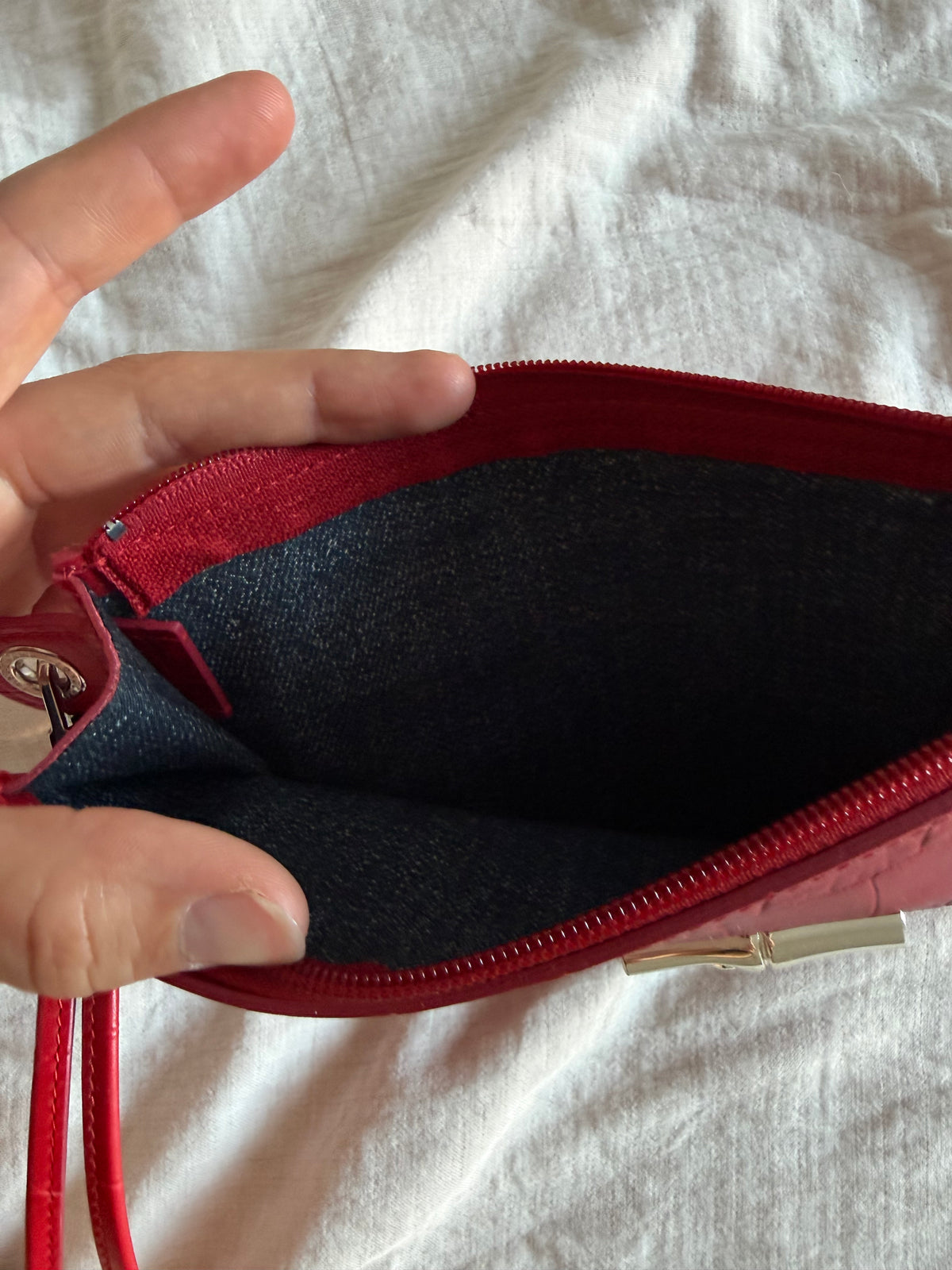 Pochette route Longchamp cuir 27/07