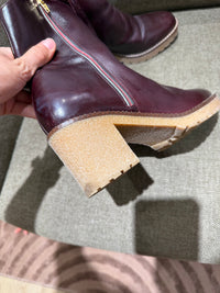 Hardrige Bottines bordeaux T.38 05/09