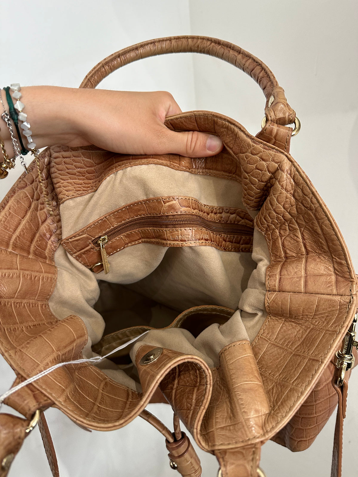 Sac camel lancaster cuir