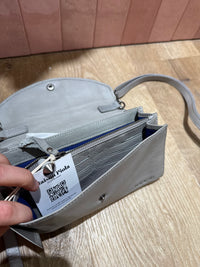 Sac gris en cuir nat & nin