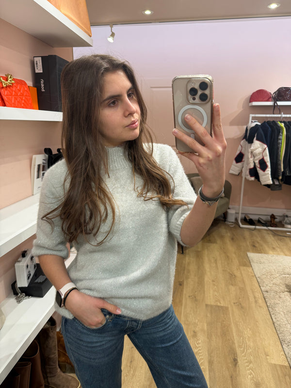 Pull blanc Yaya T.L