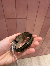 Lancel Bracelet en cuir vert 08/09
