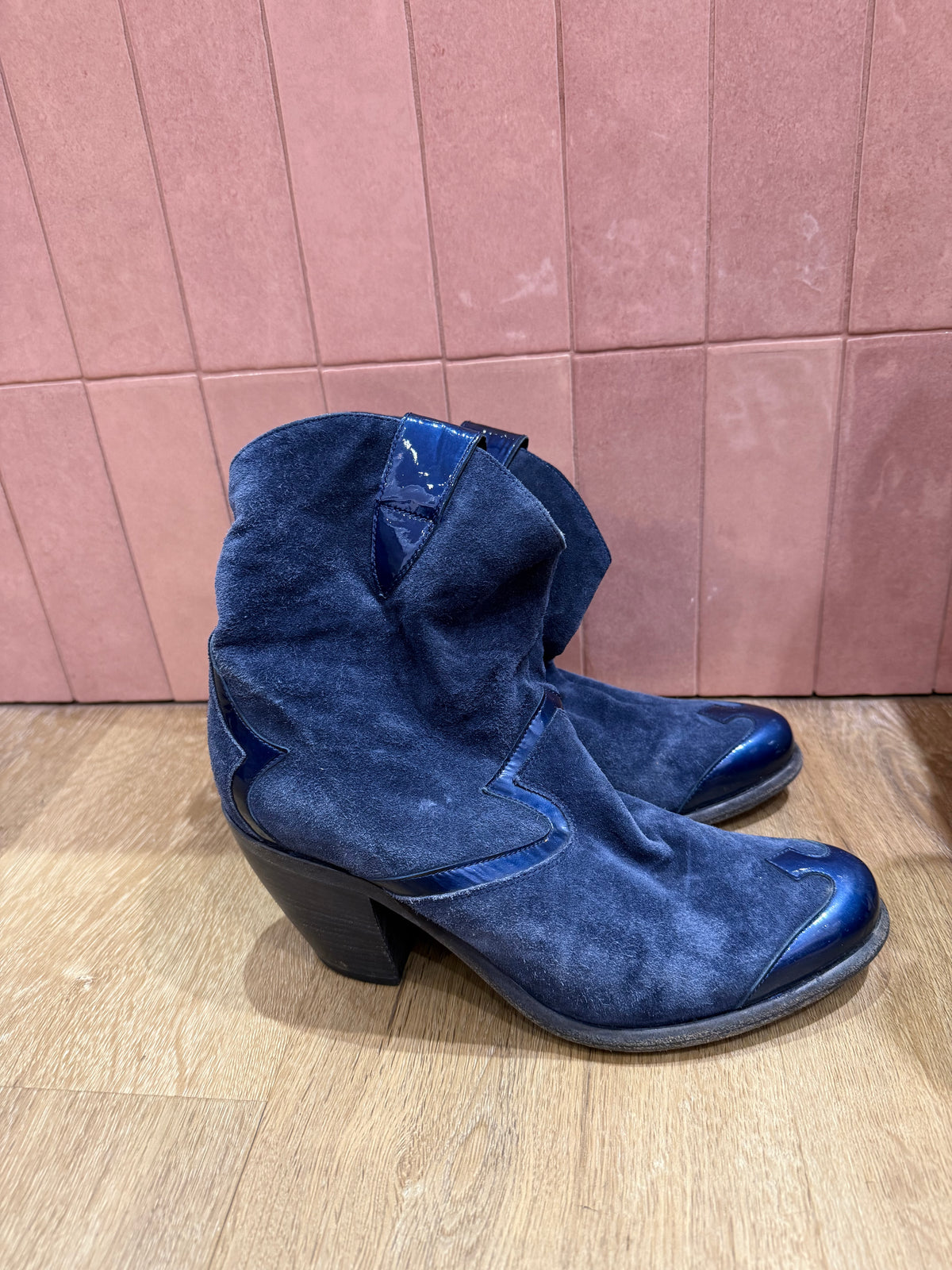 Chaussures Bleu Free Lance T.39 1/2