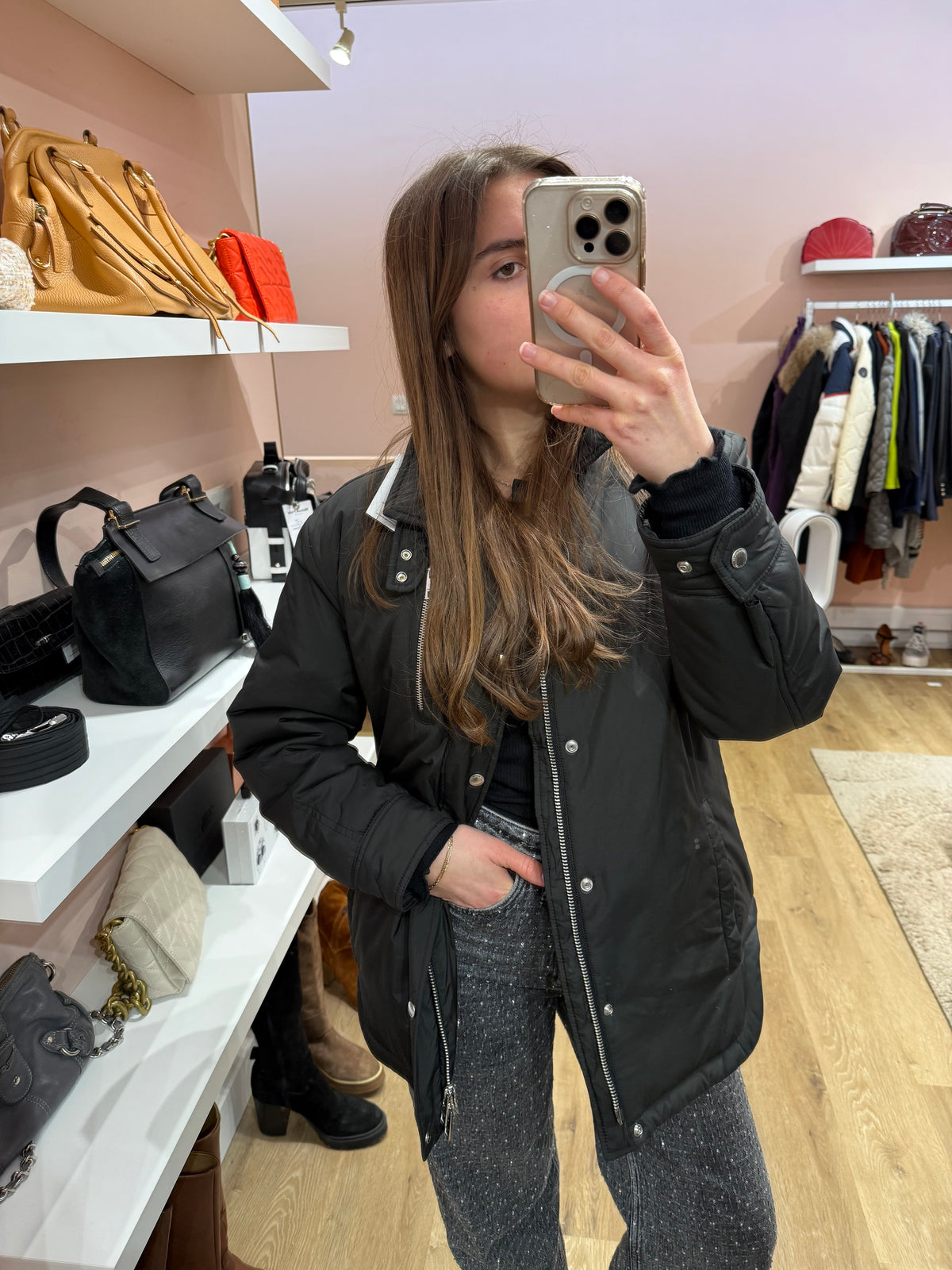 Doudoune noire Zadig & Voltaire Taille TXS