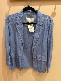 Veste rayures blanches bleu J.Crew T.M