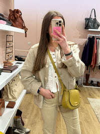 Veste matelassée APC beige T.40