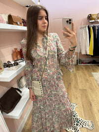 Robe longue beige et rose Vanessa Bruno T.40 12/07