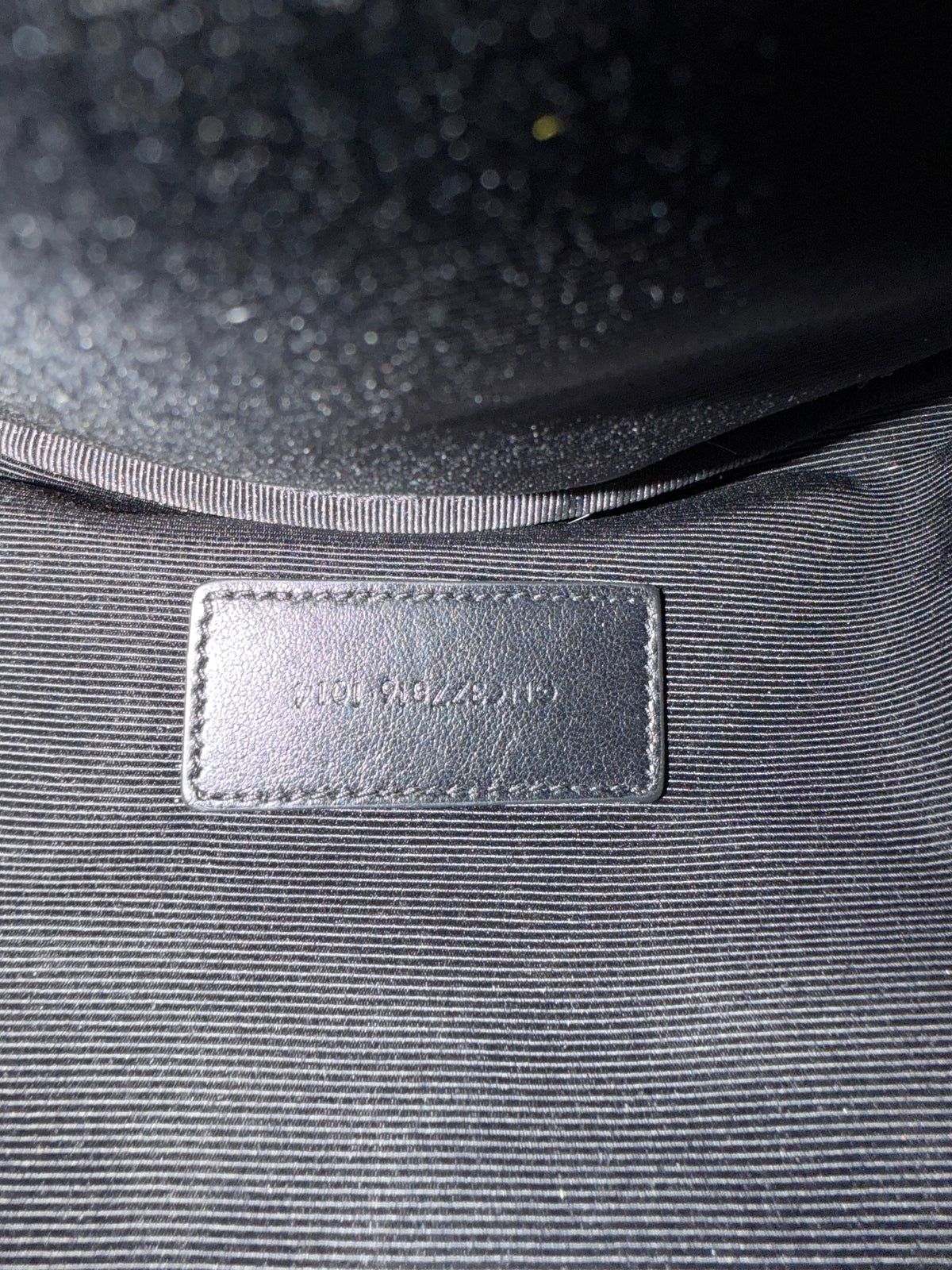 Pochette noire croco Saint Laurent 09/09