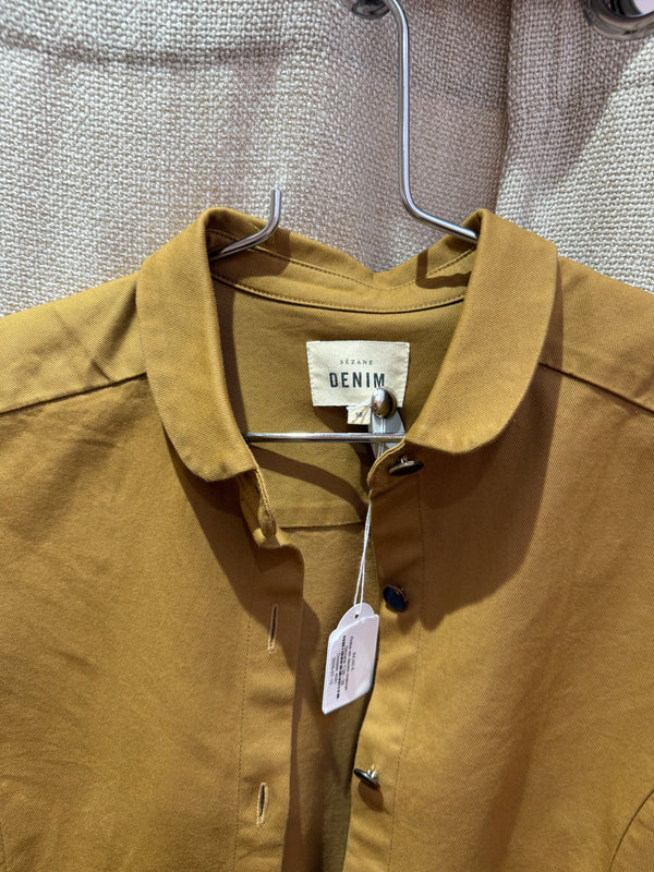 Robe en denim marron Sézane T.38 25/07