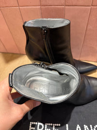 Bottines noires Free Lance, talons intérieur argenté - T.37 15/09