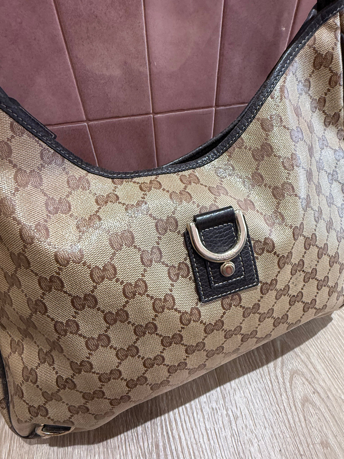 Sac Gucci beige toile enduite 03/06