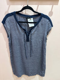 Robe bleu argenté one step T.L