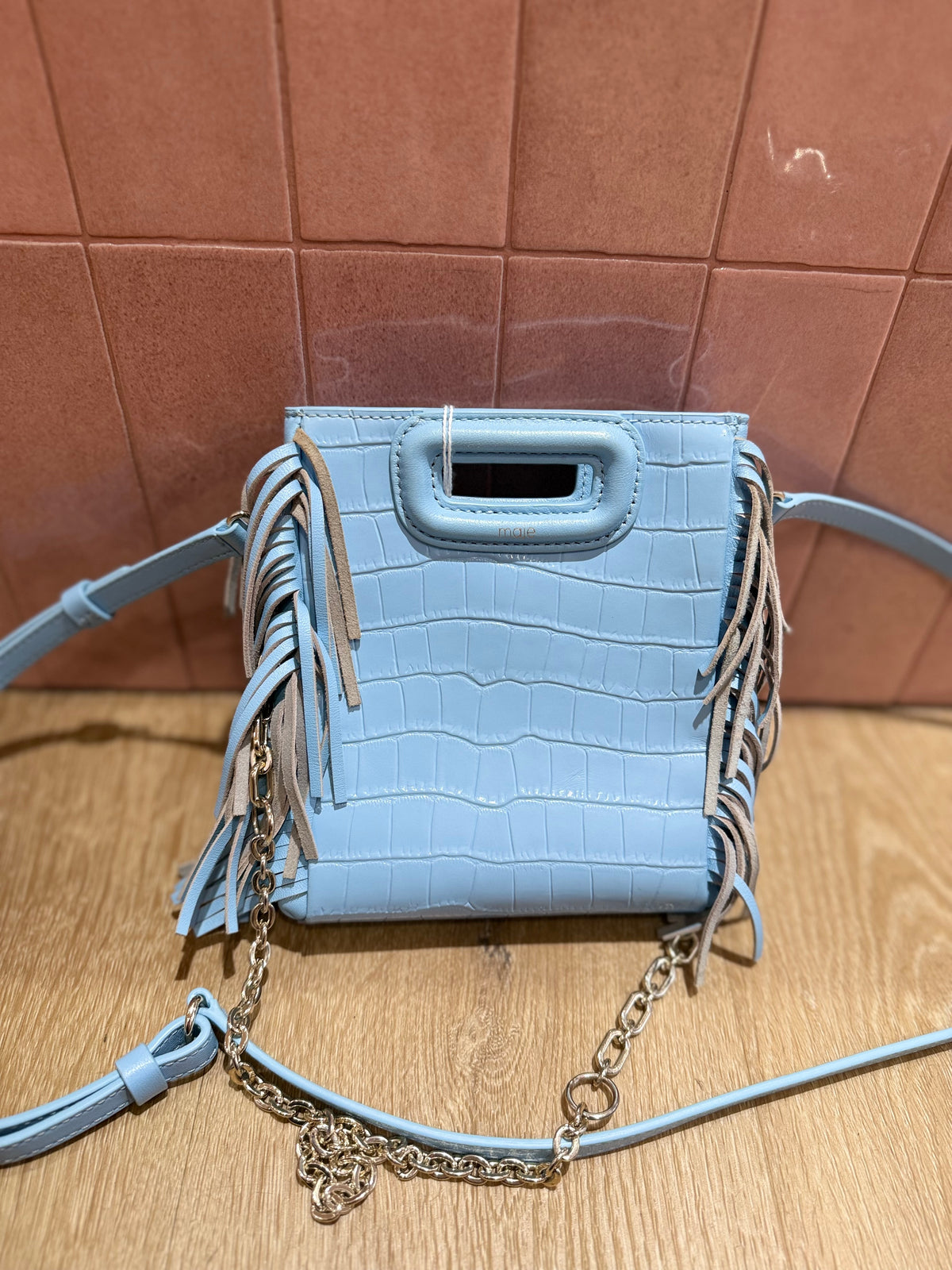 Sac Maje en cuir vente privée