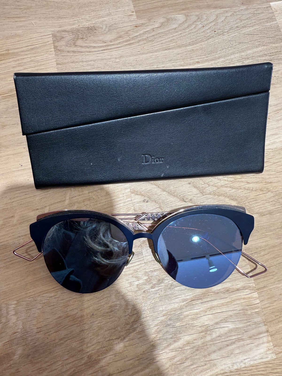 Lunettes Dior bleu TU
