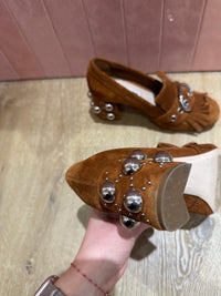 Mocassins miu miu 38,5 daim