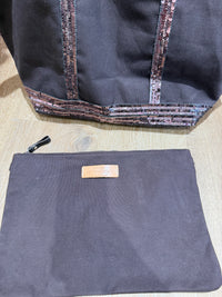 Sac cabas marron Vanessa Bruno + pochette 05/06