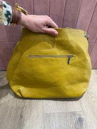 Sac cuir jaune 26/05
