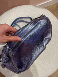 Doris - Violet - Banane violette cuir - T.TU