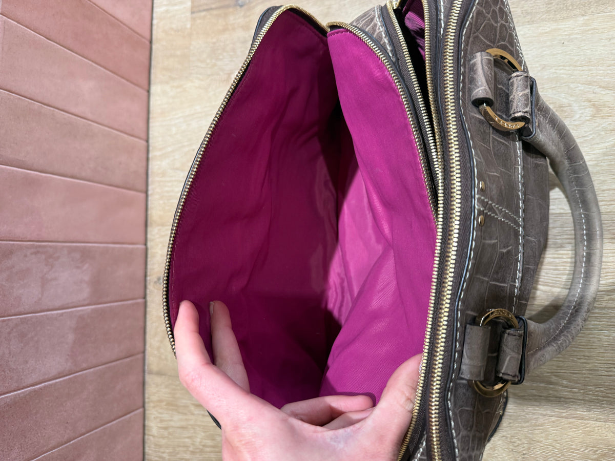 Sac lancel taupe cuir