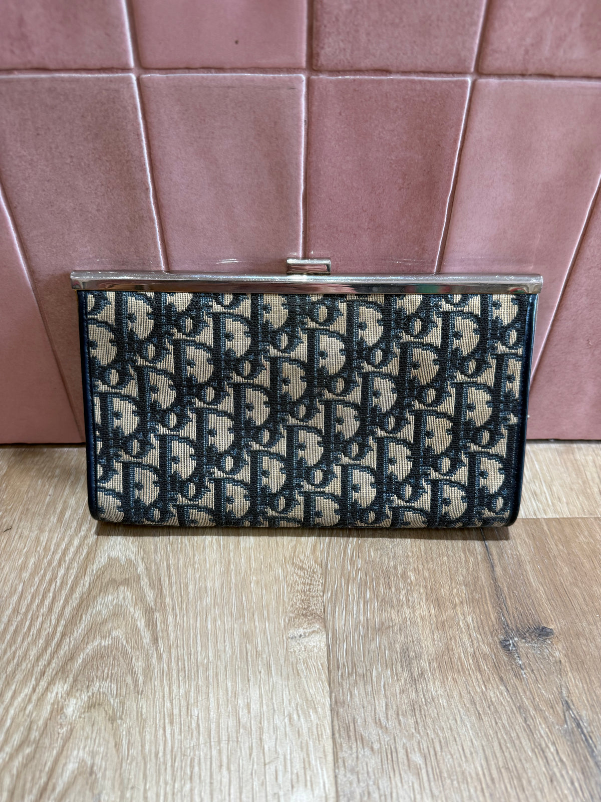 Pochette Dior grand Monogram bleu 24/06