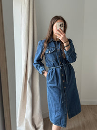 Bellerose Robelongue en jean bleu TS