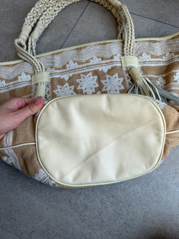 Sac beige en cuir Antik batik 16/08