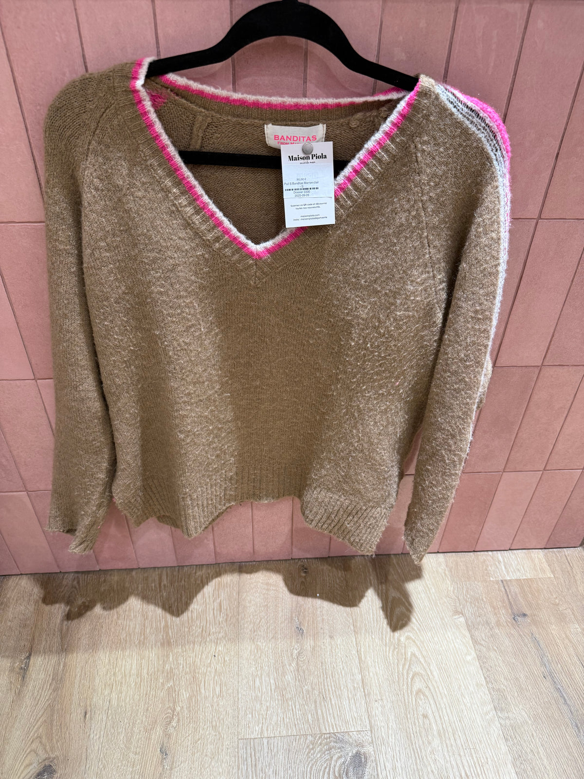 Pull S Banditas Marron clair