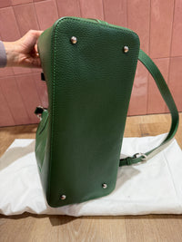 Lancel sac cabas vert 02/09 cuir