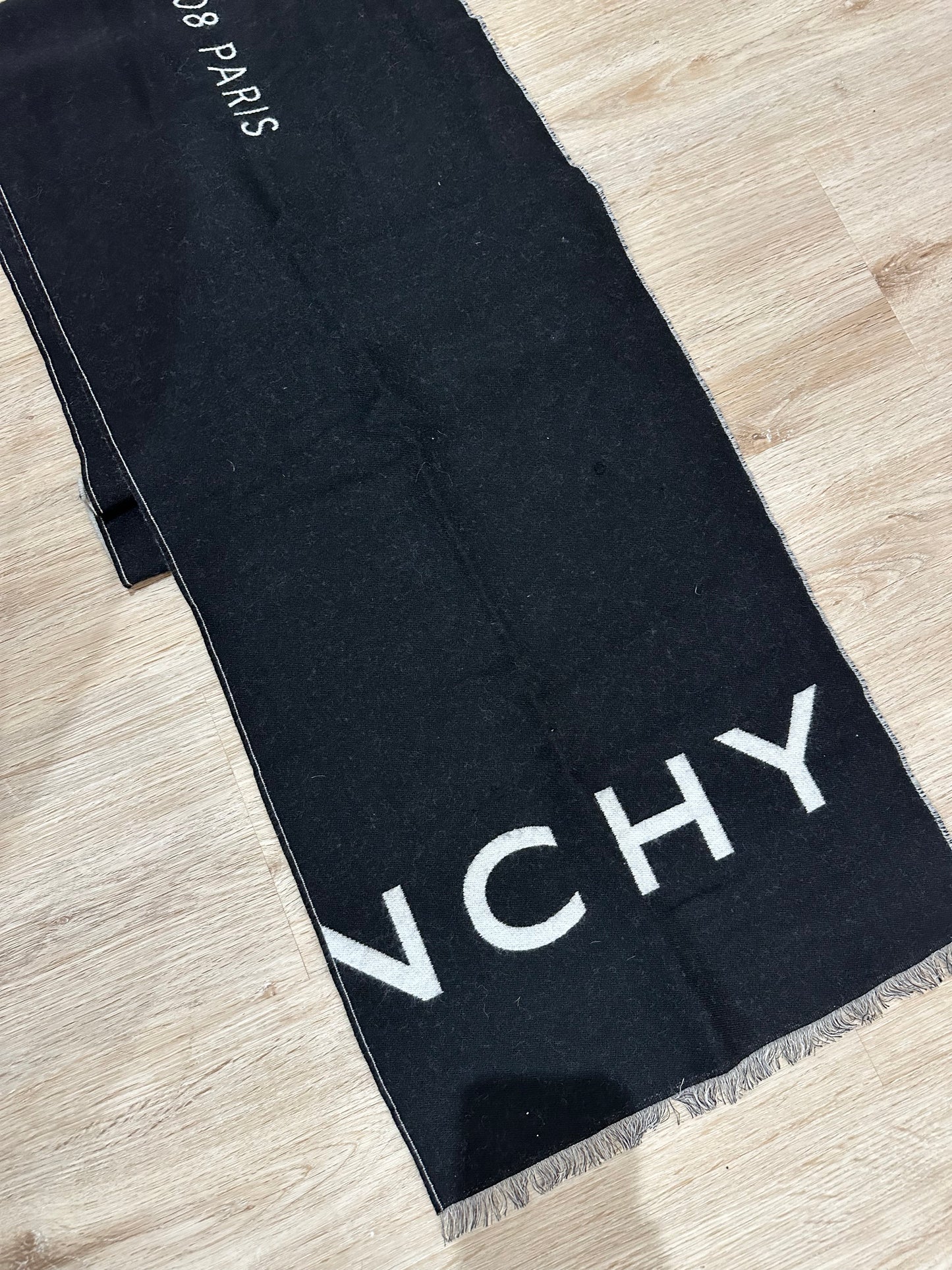 Écharpe givenchy laine soie cachemire