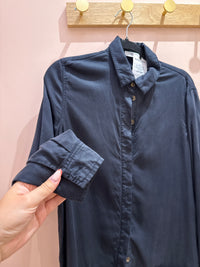 Robe manches longues bohème Zapa noire unie T.40