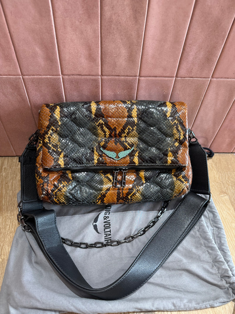 Sac bandoulière marron kaki Zadig & Voltaire 03/08