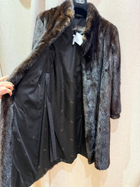 Manteau en vison marron T.S/M