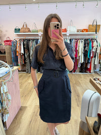 Robe bleu Burberry T.42 03/06