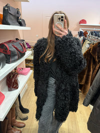 Manteau en agneau de Mongolie T.L