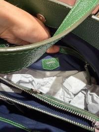 Lancel sac cabas vert 02/09 cuir