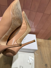 Escarpins Dior rose T.38.5